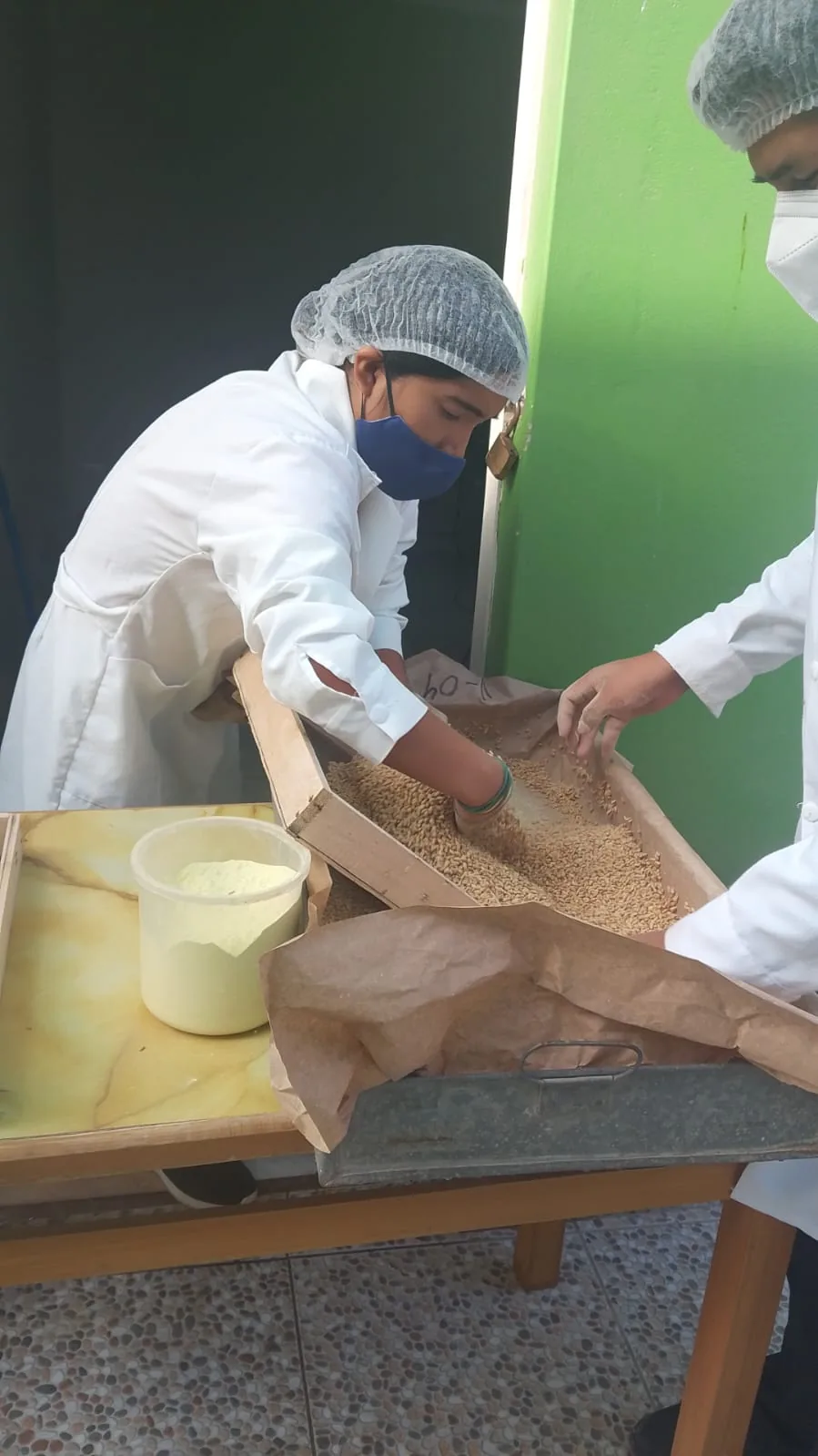 Preparación de trigo